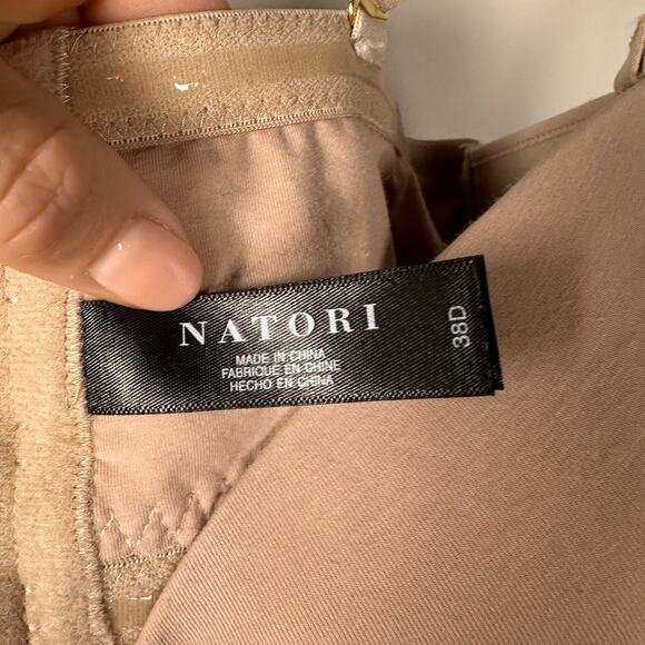 Natori Truly Smooth Convertible Nude Removable Strap Lace Trim Bra Women's 38D - Picture 4 of 9